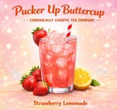 Pucker Up Buttercup- Strawberry Lemonade