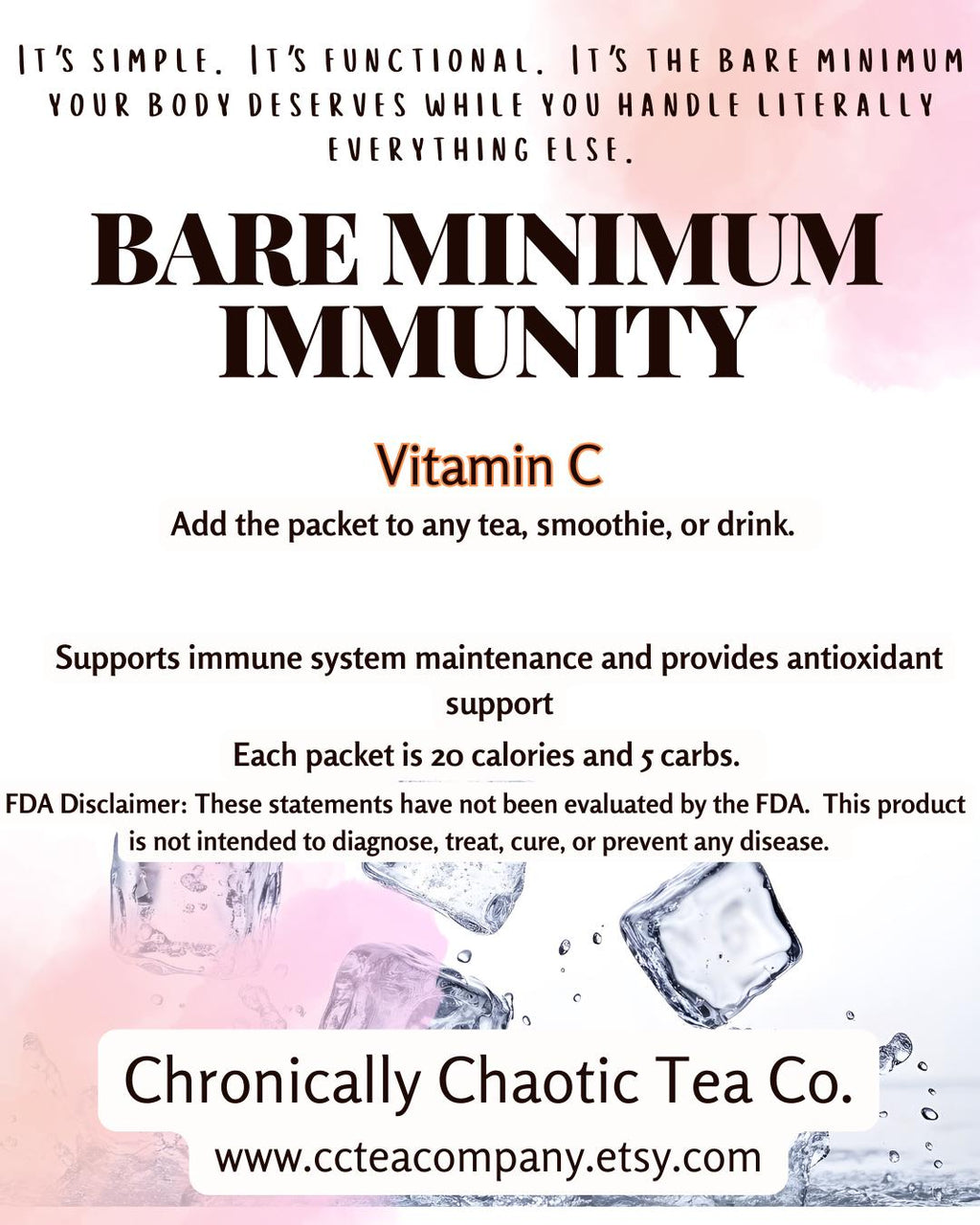 Bare Minimum Immunity (Vitamin C Support)