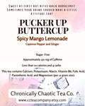 Pucker Up Buttercup- Spicy Mango Lemonade