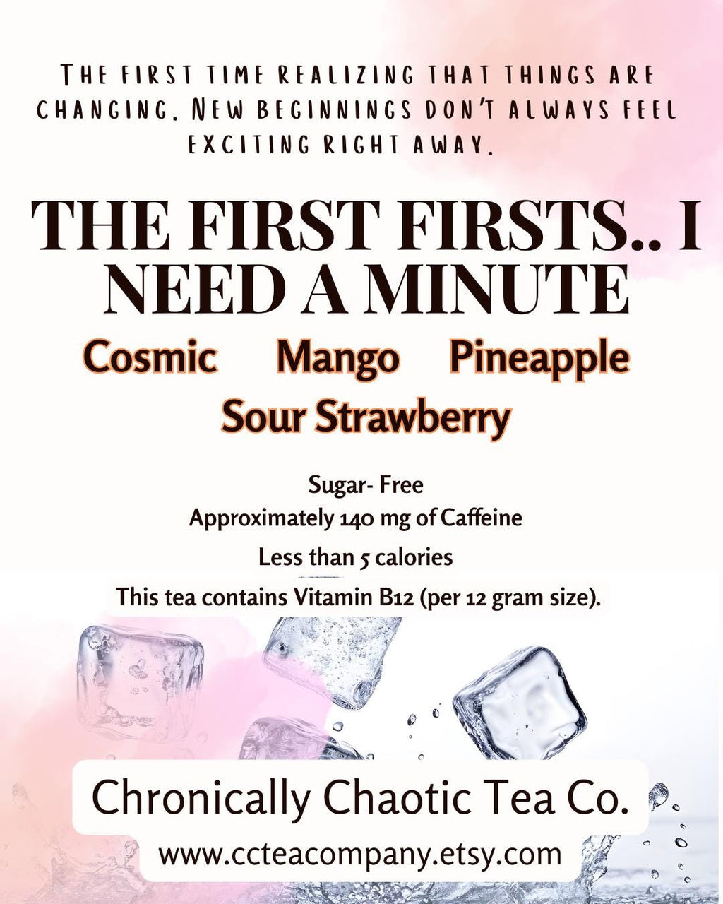 The First Firsts.... I Need A Minute