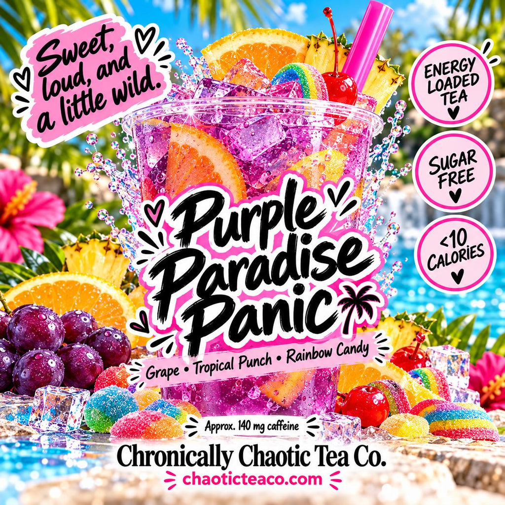 Purple Paradise Panic __etsy:8635672378
