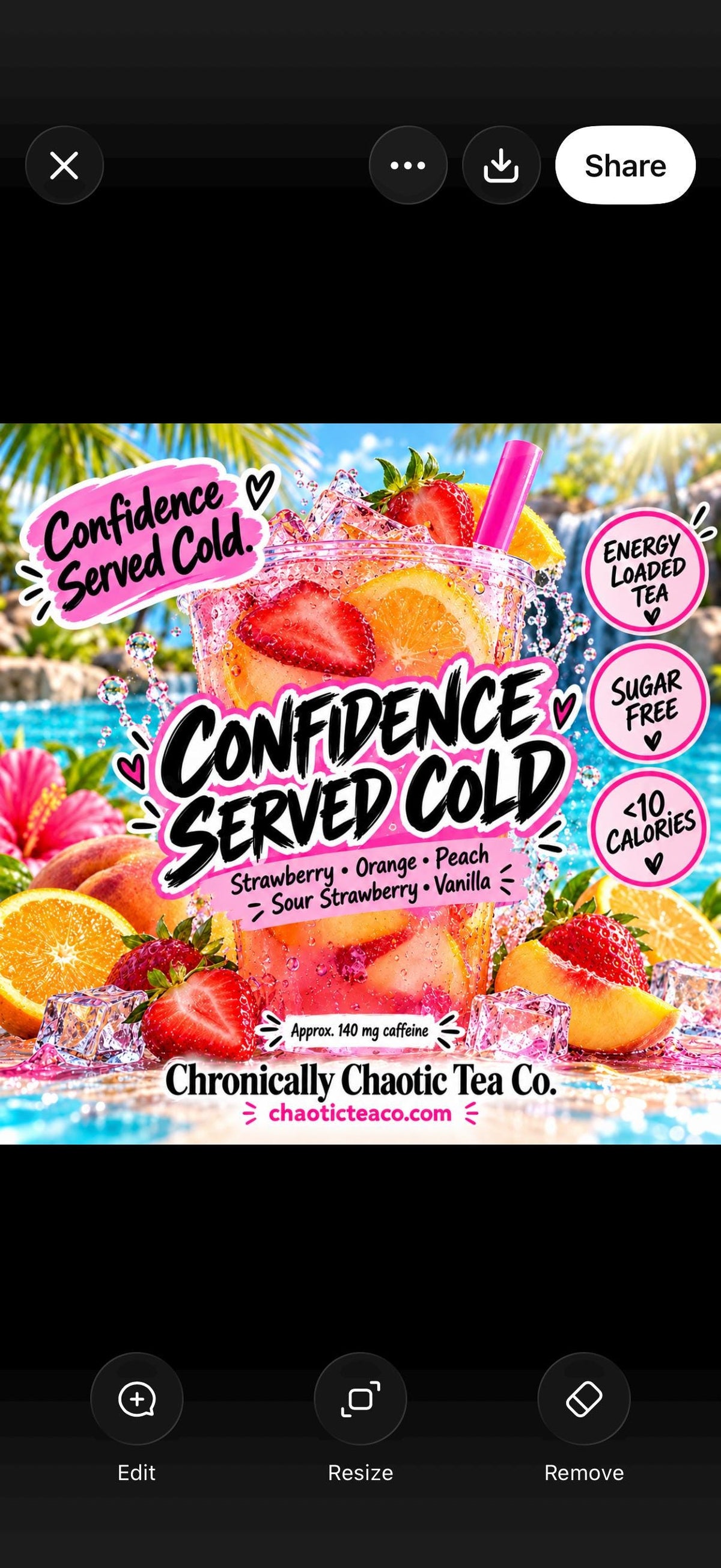 Confidence Served Cold __etsy:8679960045