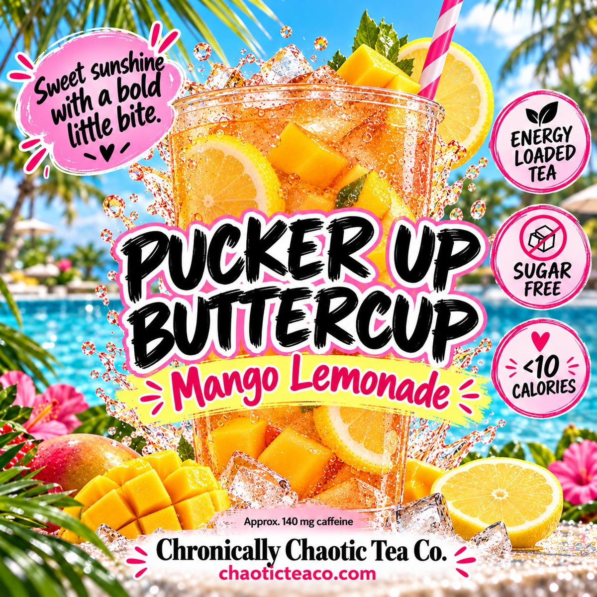 Pucker Up Buttercup- Mango Lemonade __etsy:8683427103