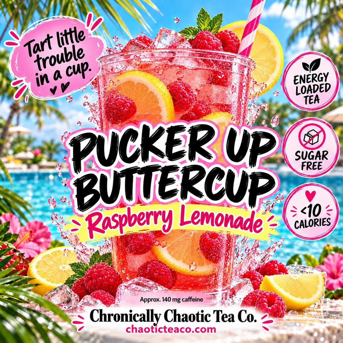 Pucker Up Buttercup- Raspberry Lemonade __etsy:8683430069