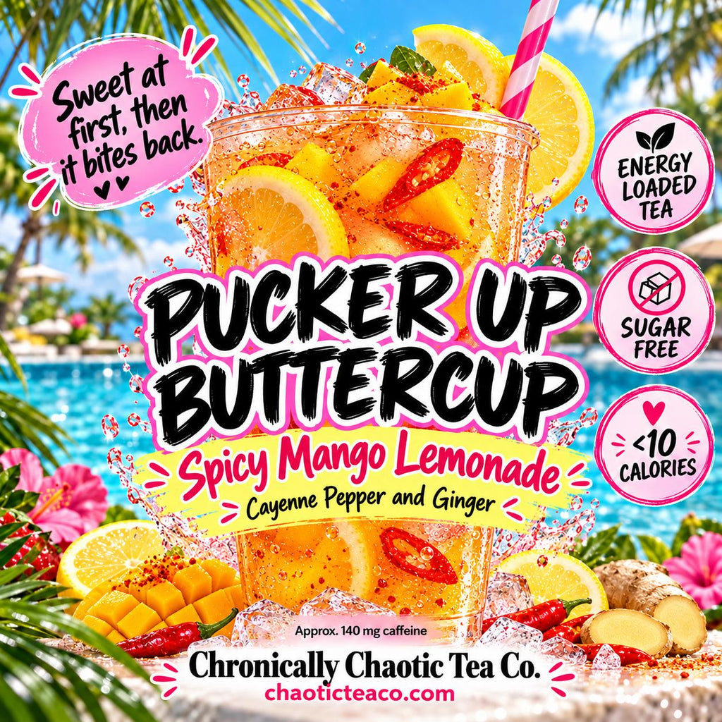 Pucker Up Buttercup- Spicy Mango Lemonade __etsy:8683431507