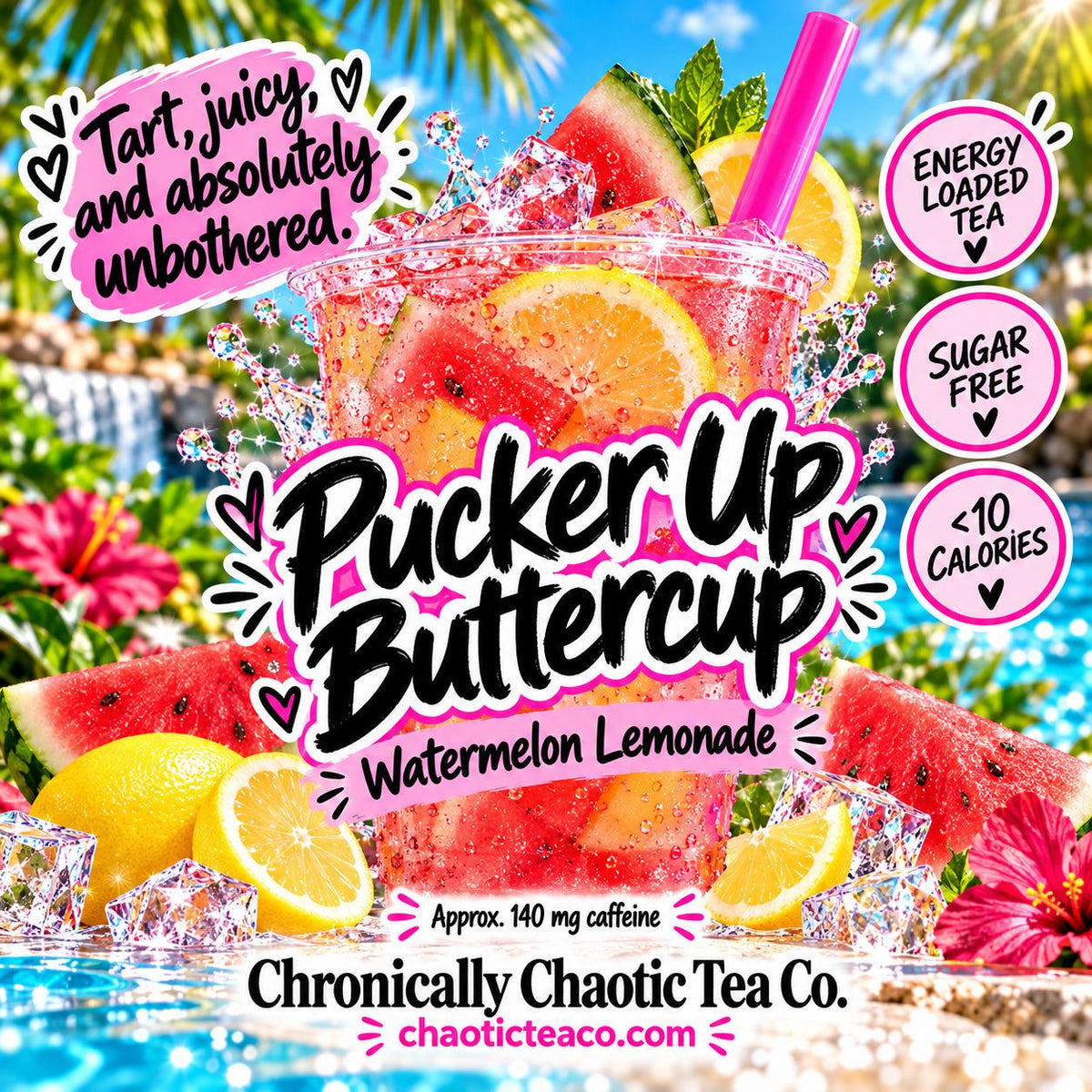 Pucker Up Buttercup- Watermelon Lemonade __etsy:8683492455